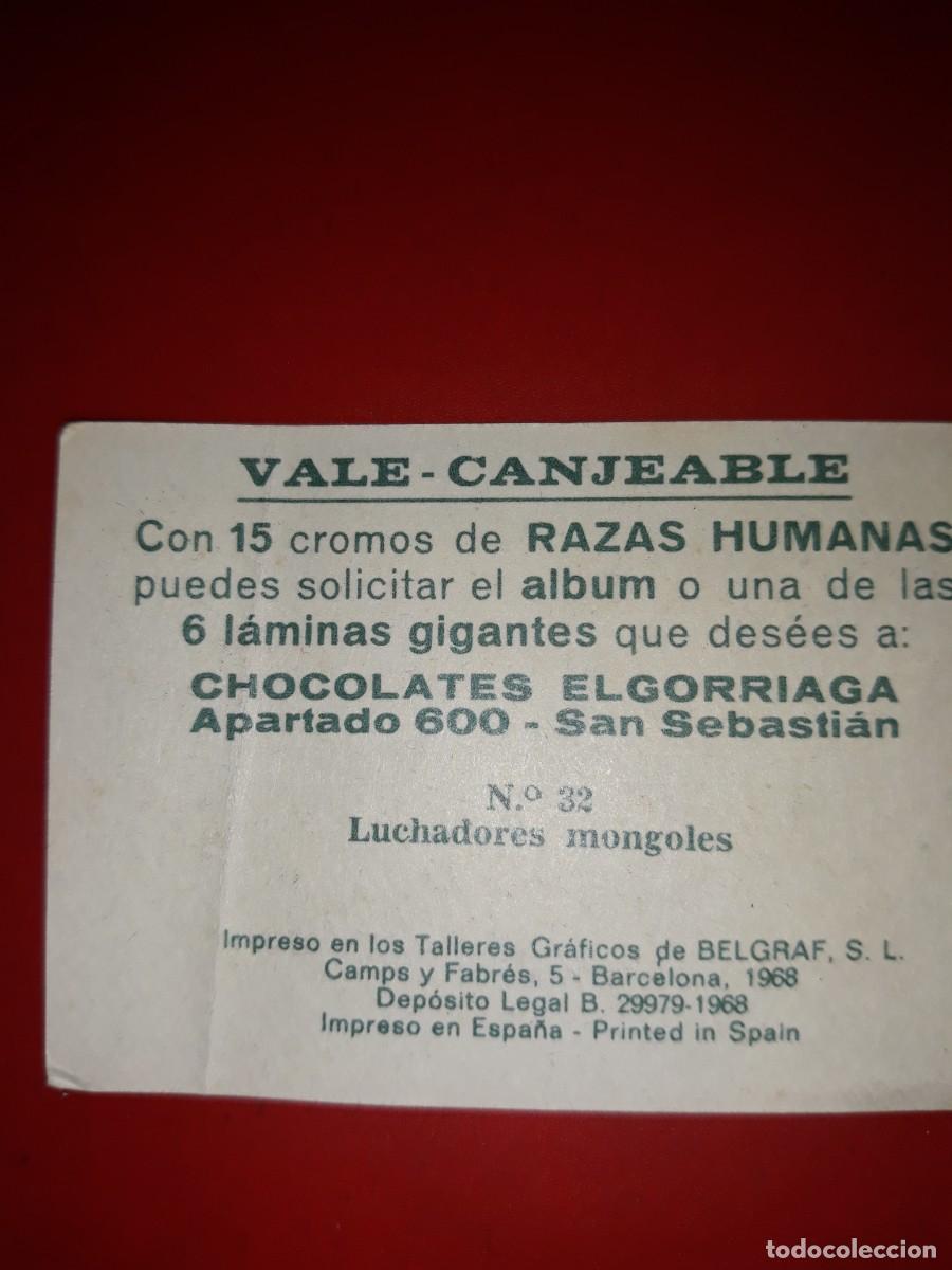 Coleccionismo cromos antiguos: RAZAS HUMANAS cromo # 32 - Foto 2