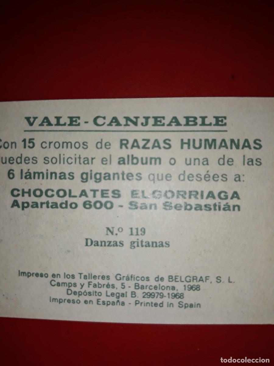Coleccionismo cromos antiguos: RAZAS HUMANAS cromo # 119 - Foto 2