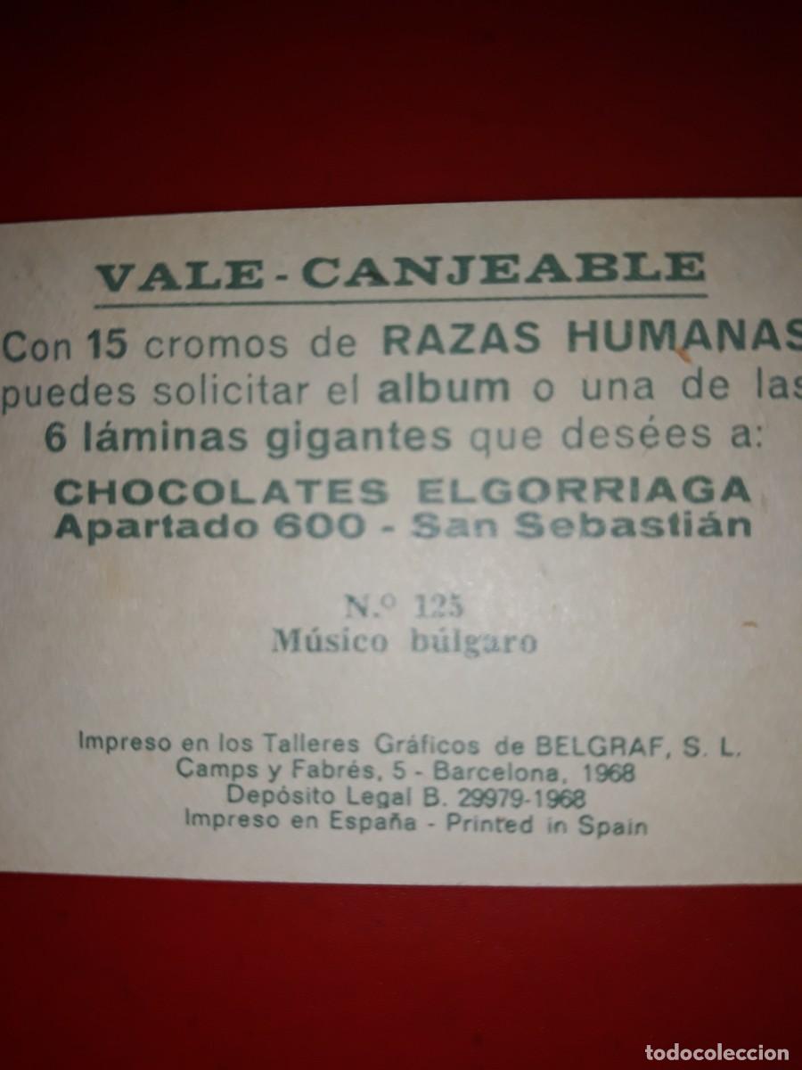 Coleccionismo cromos antiguos: RAZAS HUMANAS cromo # 125 - Foto 2