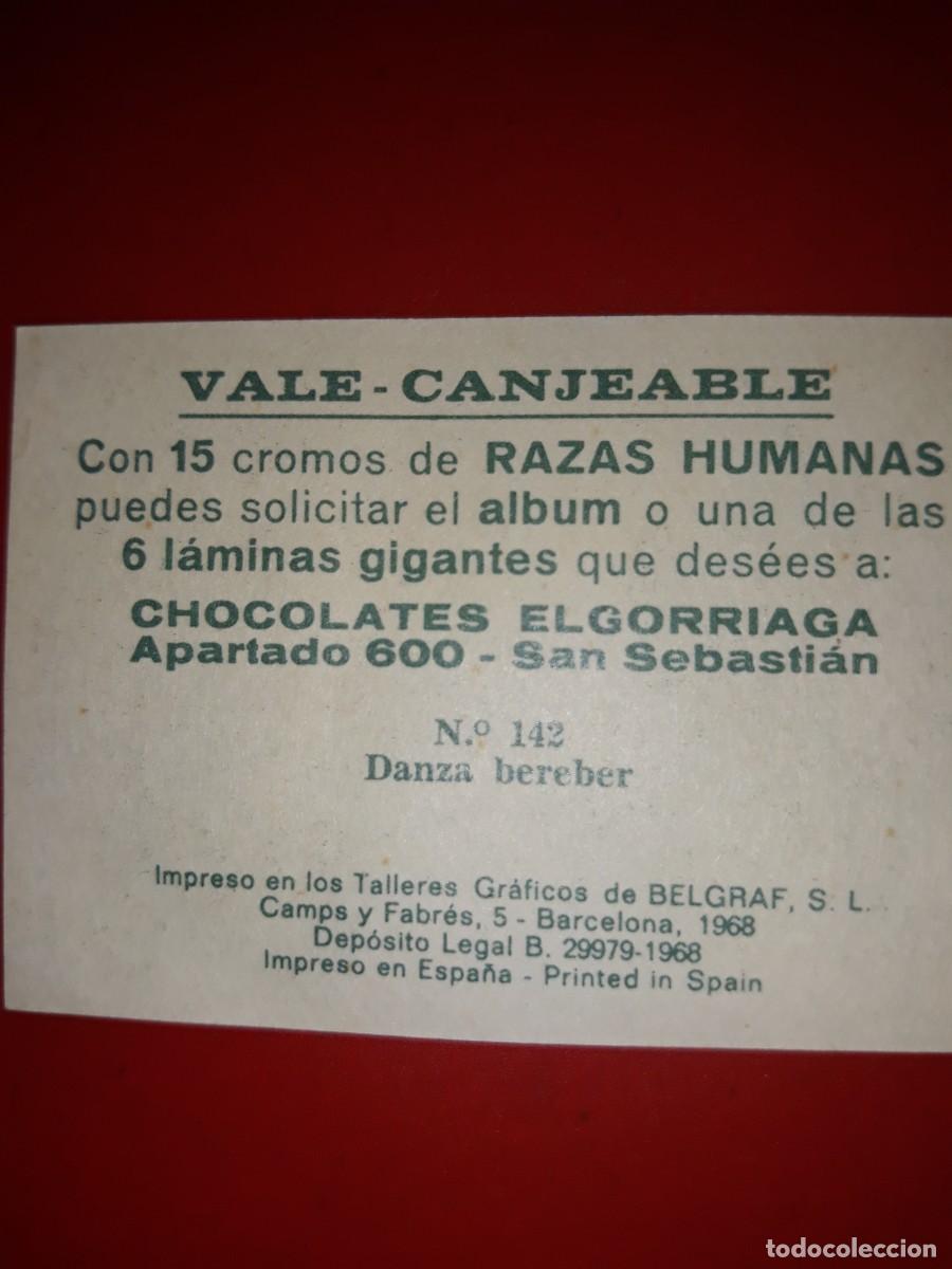 Coleccionismo cromos antiguos: RAZAS HUMANAS cromo # 142 - Foto 2