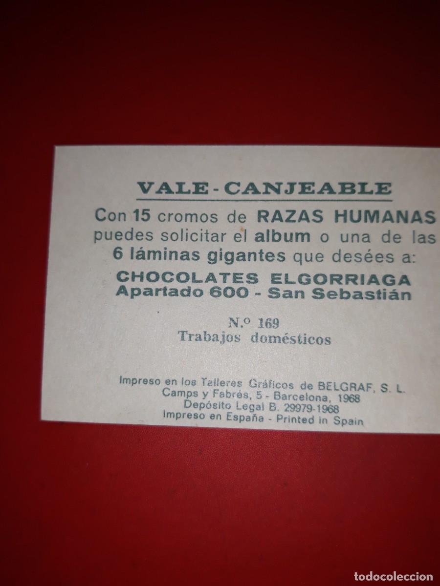 Coleccionismo cromos antiguos: RAZAS HUMANAS cromo # 169 - Foto 2