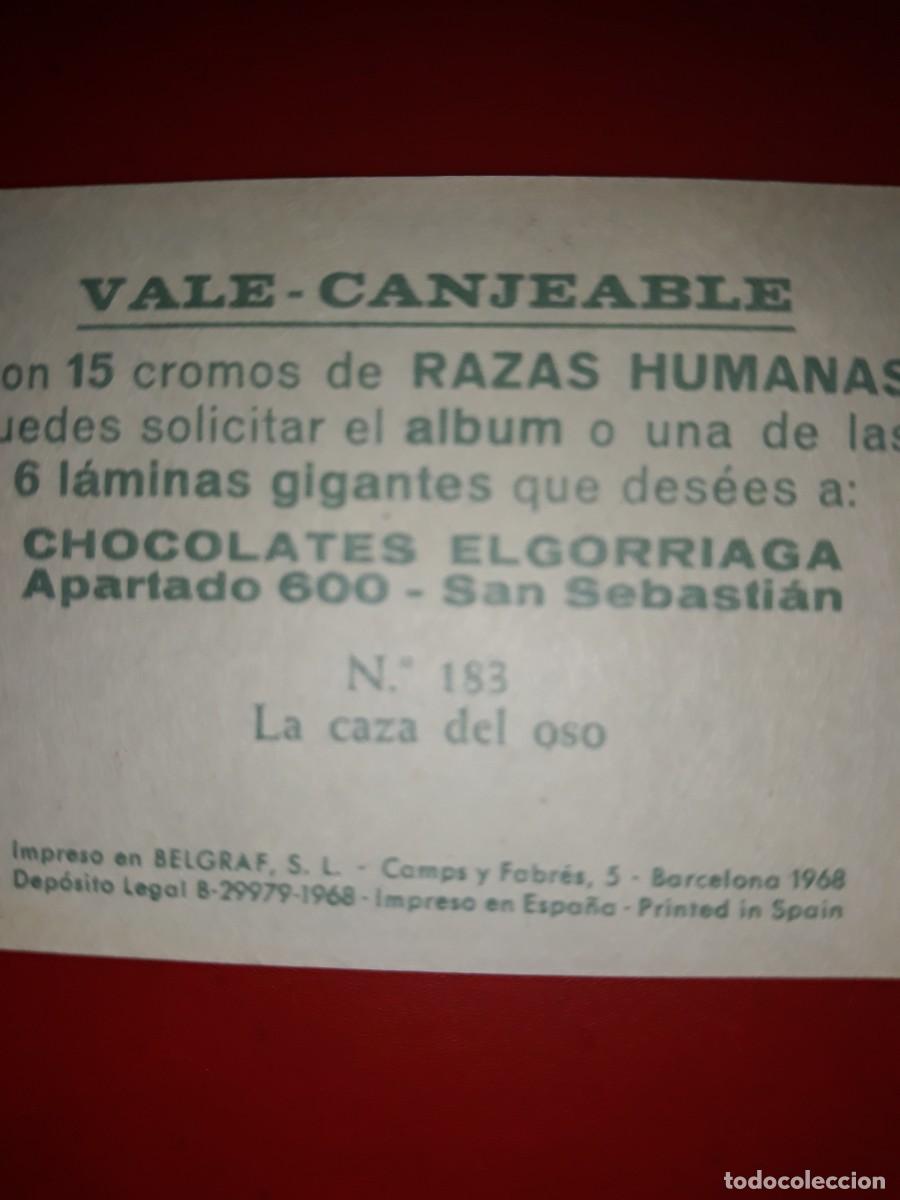 Coleccionismo cromos antiguos: RAZAS HUMANAS cromo # 183 - Foto 2