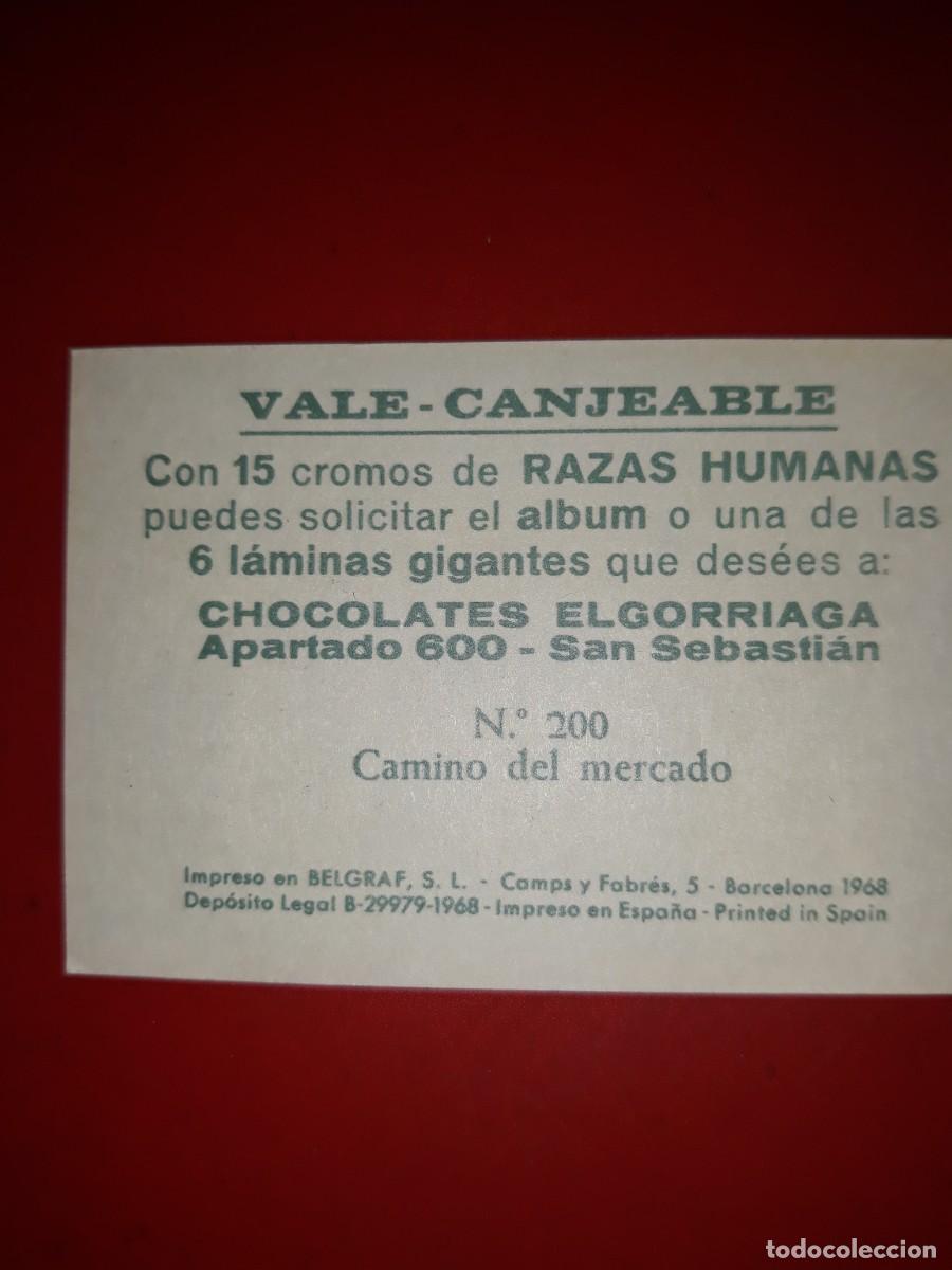 Coleccionismo cromos antiguos: RAZAS HUMANAS cromo # 200 - Foto 2