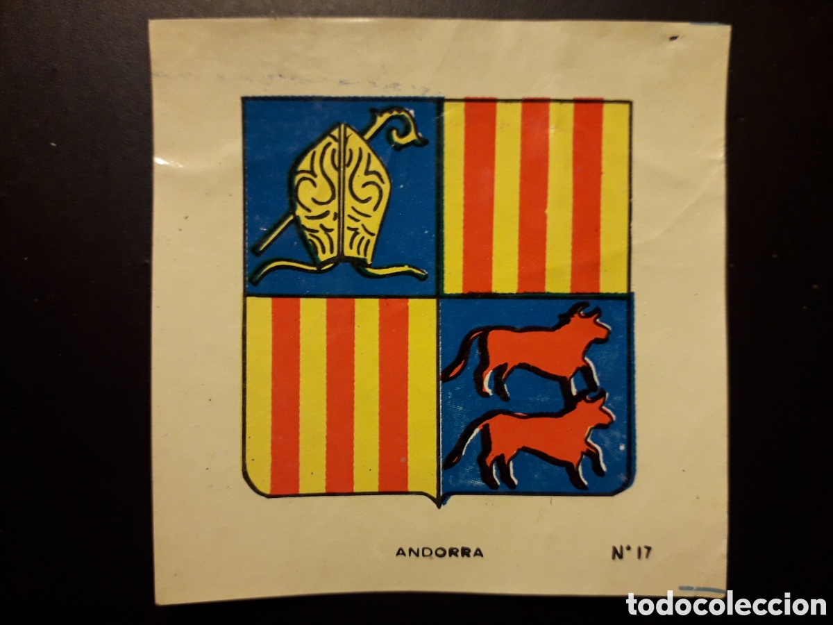 Collectionnisme Cartes &agrave; collectionner anciennes: ANDORRA ESCUDO N&deg; 17 COLECCI&Oacute;N UNIVERSAL 1962 DESPEGADO, PEDIDO M&Iacute;NIMO 3&euro;