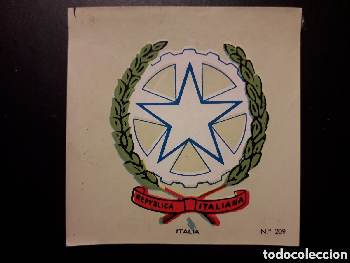 Collectionnisme Cartes &agrave; collectionner anciennes: ITALIA ESCUDO N&deg; 209 COLECCI&Oacute;N UNIVERSAL 1962 DESPEGADO, PEDIDO M&Iacute;NIMO 3&euro;