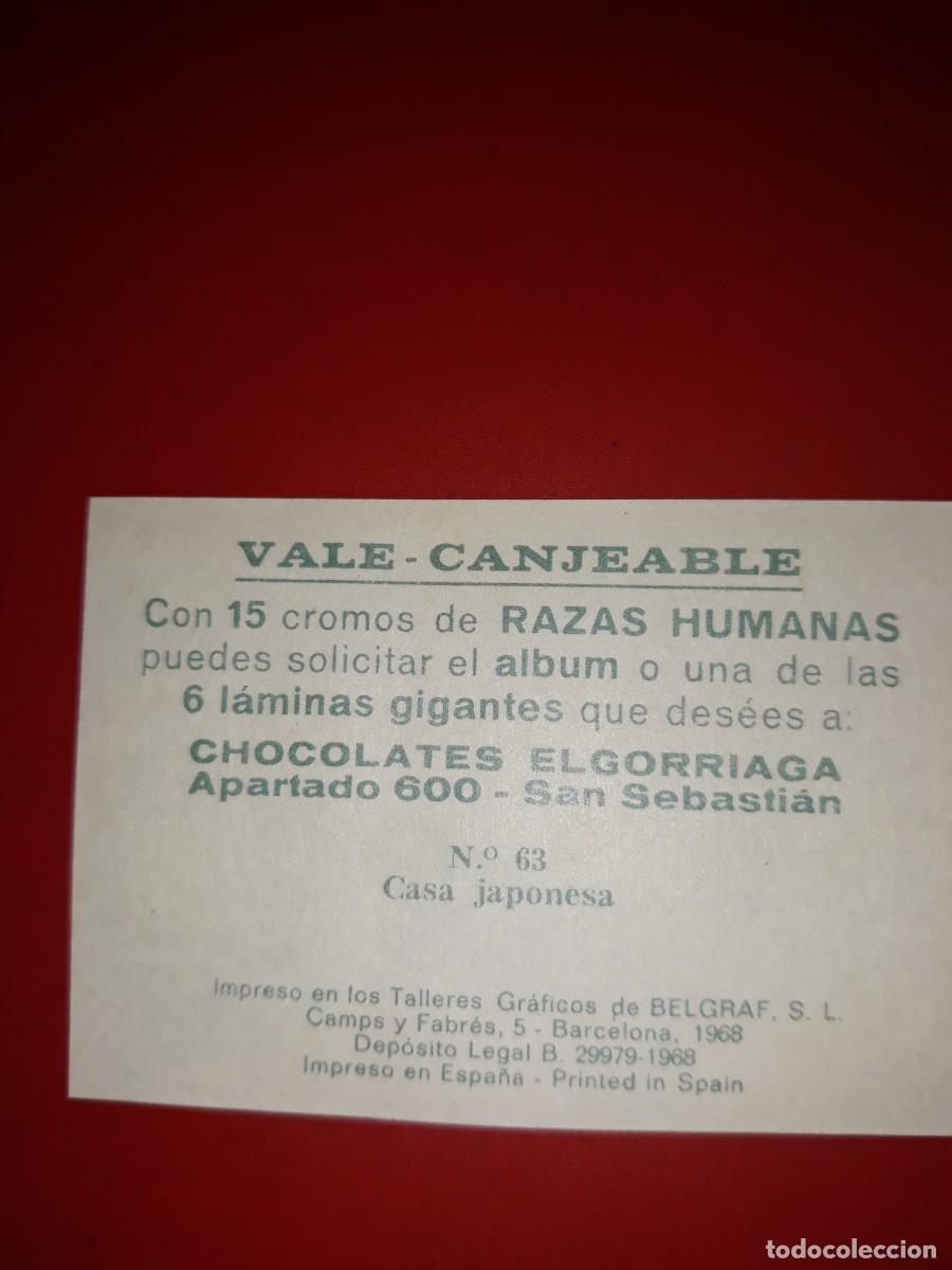 Coleccionismo cromos antiguos: RAZAS HUMANAS cromo 43 - Foto 2