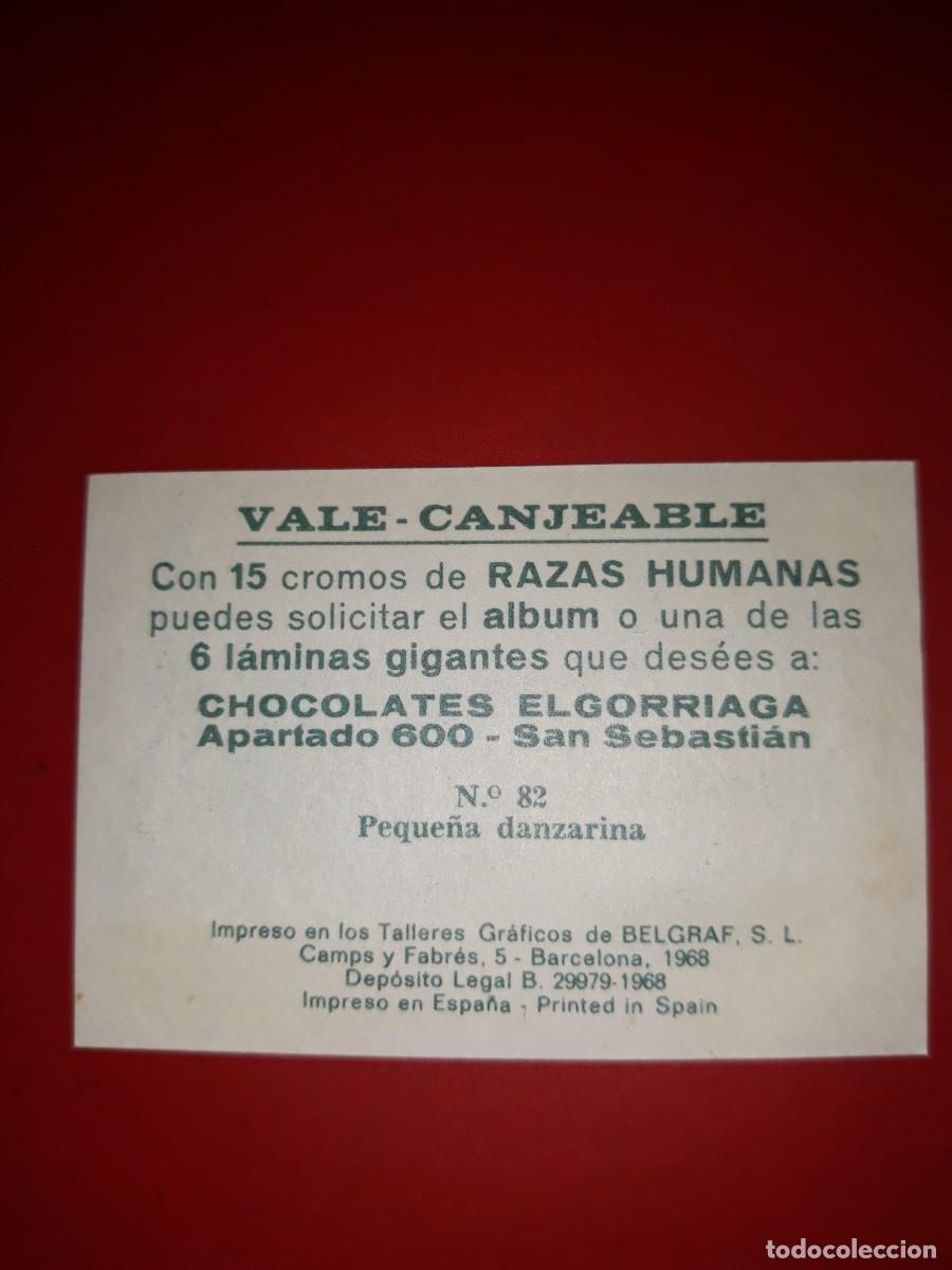Coleccionismo cromos antiguos: RAZAS HUMANAS cromo 82 - Foto 2