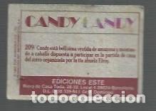 Coleccionismo cromos antiguos: CROMOS DE ESTE CANDY CANDY N&ordm; 209 SIN PEGAR - Foto 2