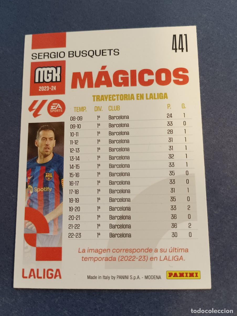 Coleccionismo cromos antiguos: SERGIO BUSQUETS 23 24 MAGICOS - Foto 2