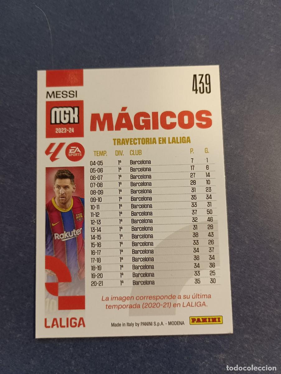 Coleccionismo cromos antiguos: MESSI 23 24 MGK MAGICOS - Foto 2