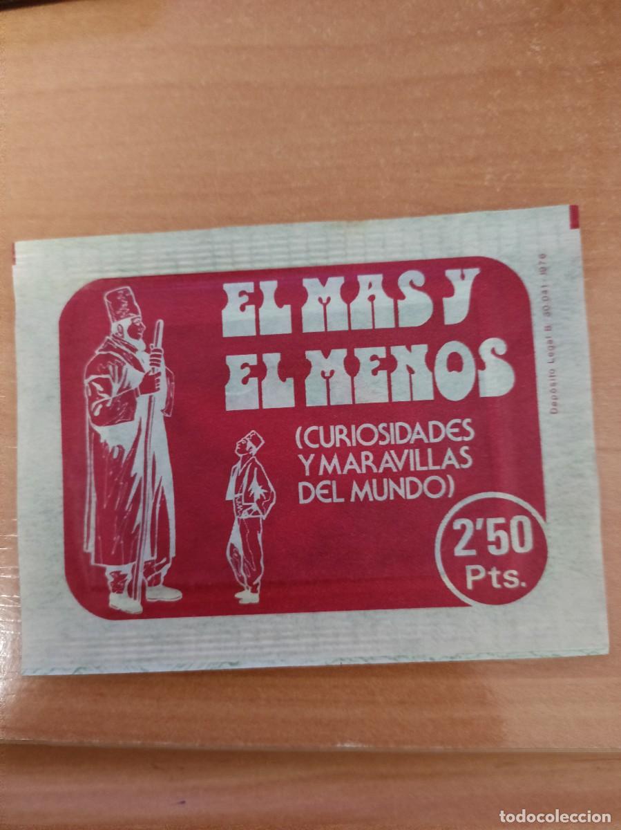 Coleccionismo cromos antiguos: sobre sin abrir, el mas y el menos - Foto 1