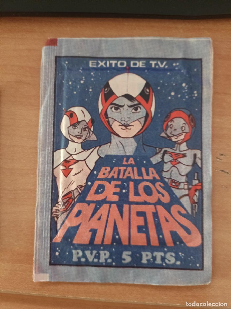 Coleccionismo cromos antiguos: sobre sin abrir, la batalla de los planetas - Foto 1