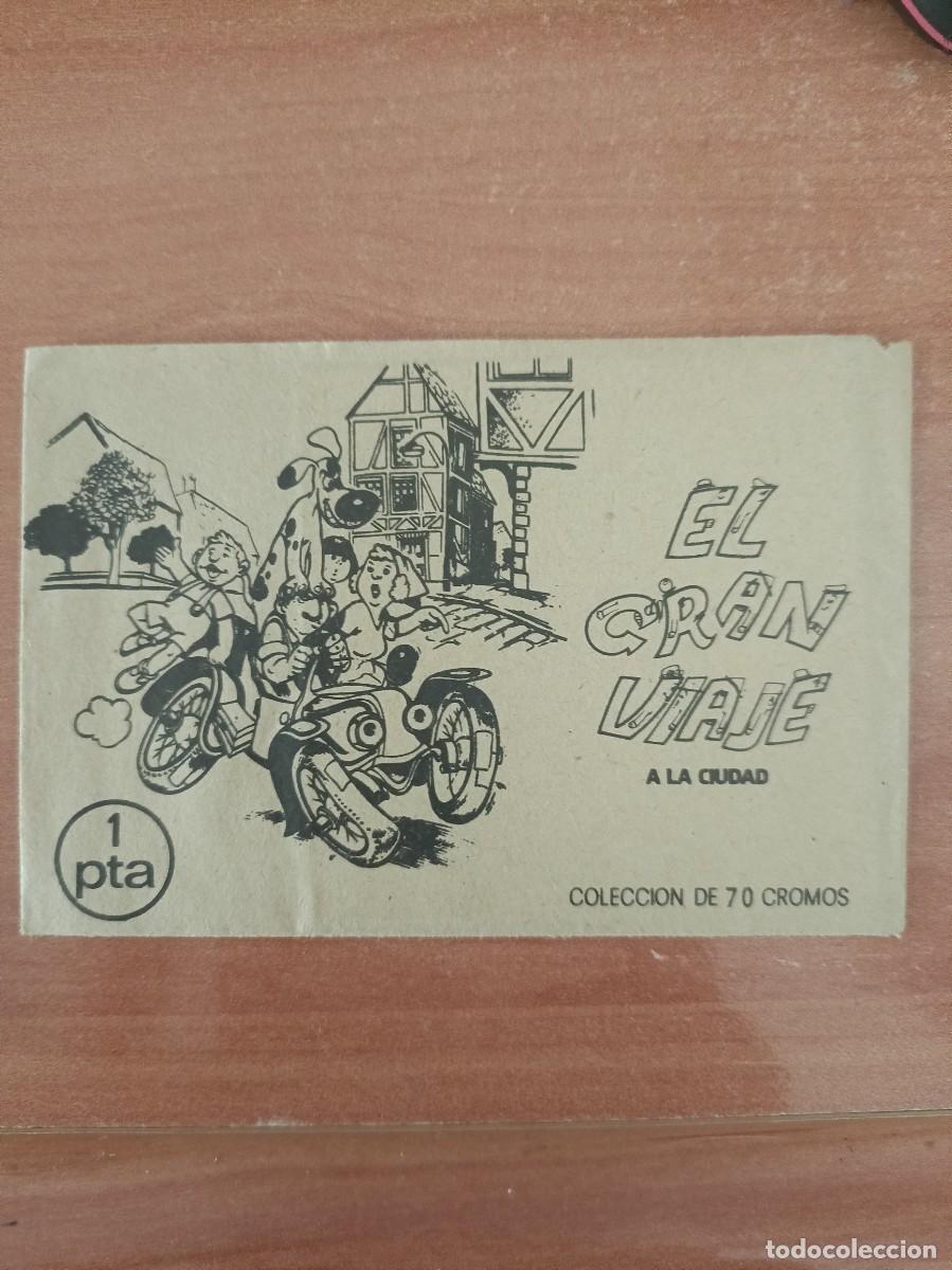 Coleccionismo cromos antiguos: sobre sin abrir, el gran viaje - Foto 1