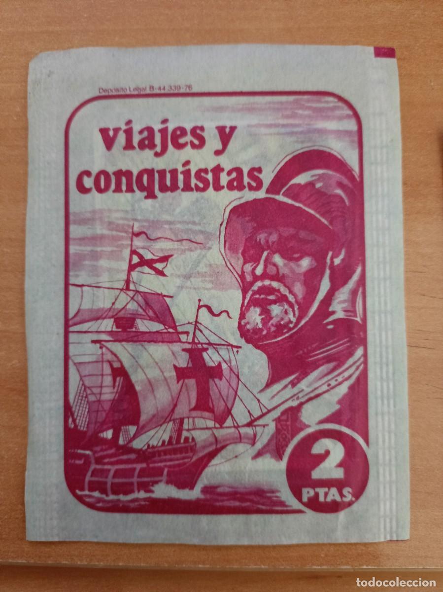 Coleccionismo cromos antiguos: sobre sin abrir, viajes y conquistas - Foto 1