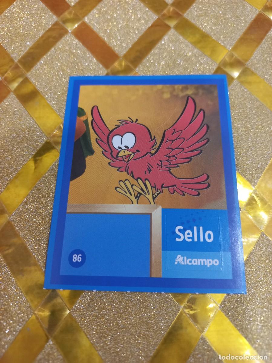Coleccionismo Cromos antiguos: CROMO NUMERO 86 DE CUIDANDO EL PLANETA CON LOS PITUFOS ALCAMPO !