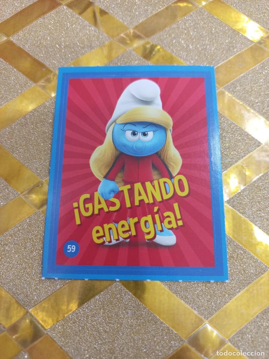 Coleccionismo Cromos antiguos: CROMO NUMERO 59 DE CUIDANDO EL PLANETA CON LOS PITUFOS ALCAMPO !