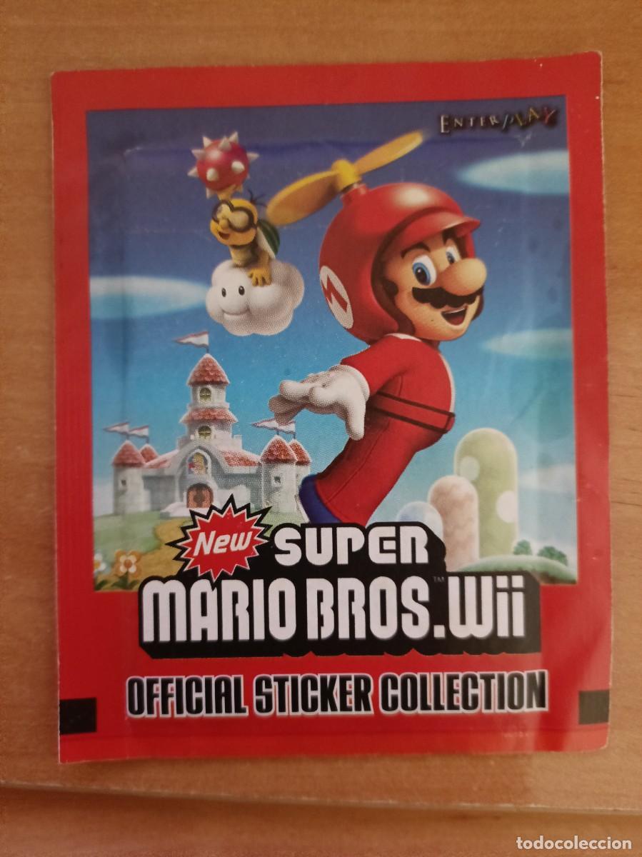 Coleccionismo cromos antiguos: sobre sin abrir ,super mario bros - Foto 1