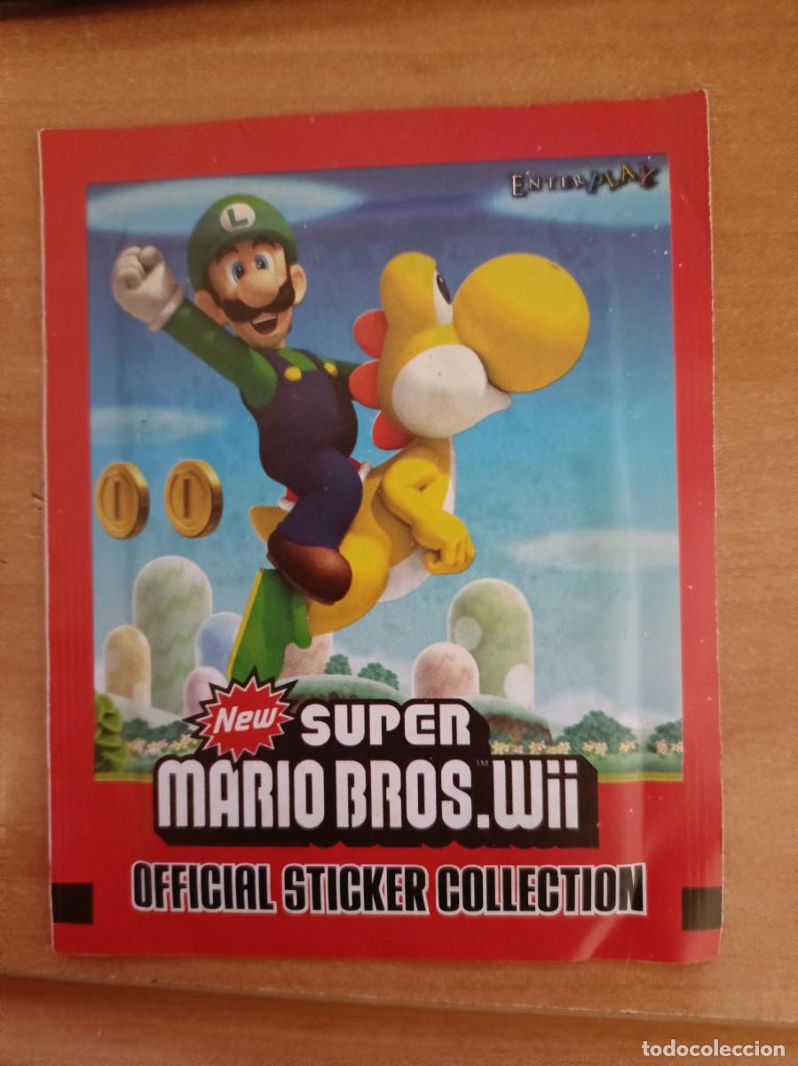 Coleccionismo cromos antiguos: sobre sin abrir ,super mario bros - Foto 1