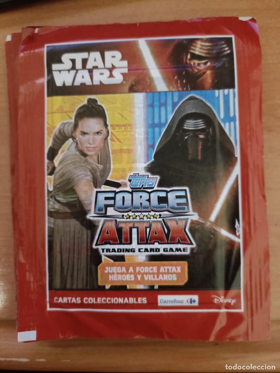 Coleccionismo cromos antiguos: sobre sin abrir star wars force attax - Foto 1