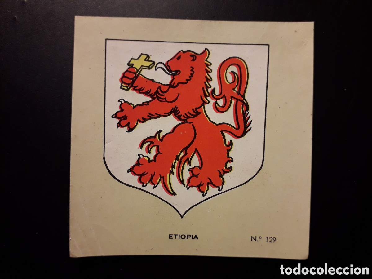Coleccionismo cromos antiguos: ETIOP&Iacute;A ESCUDO N&deg; 129 COLECCI&Oacute;N UNIVERSAL 1962 DESPEGADO, PEDIDO M&Iacute;NIMO 3&euro;