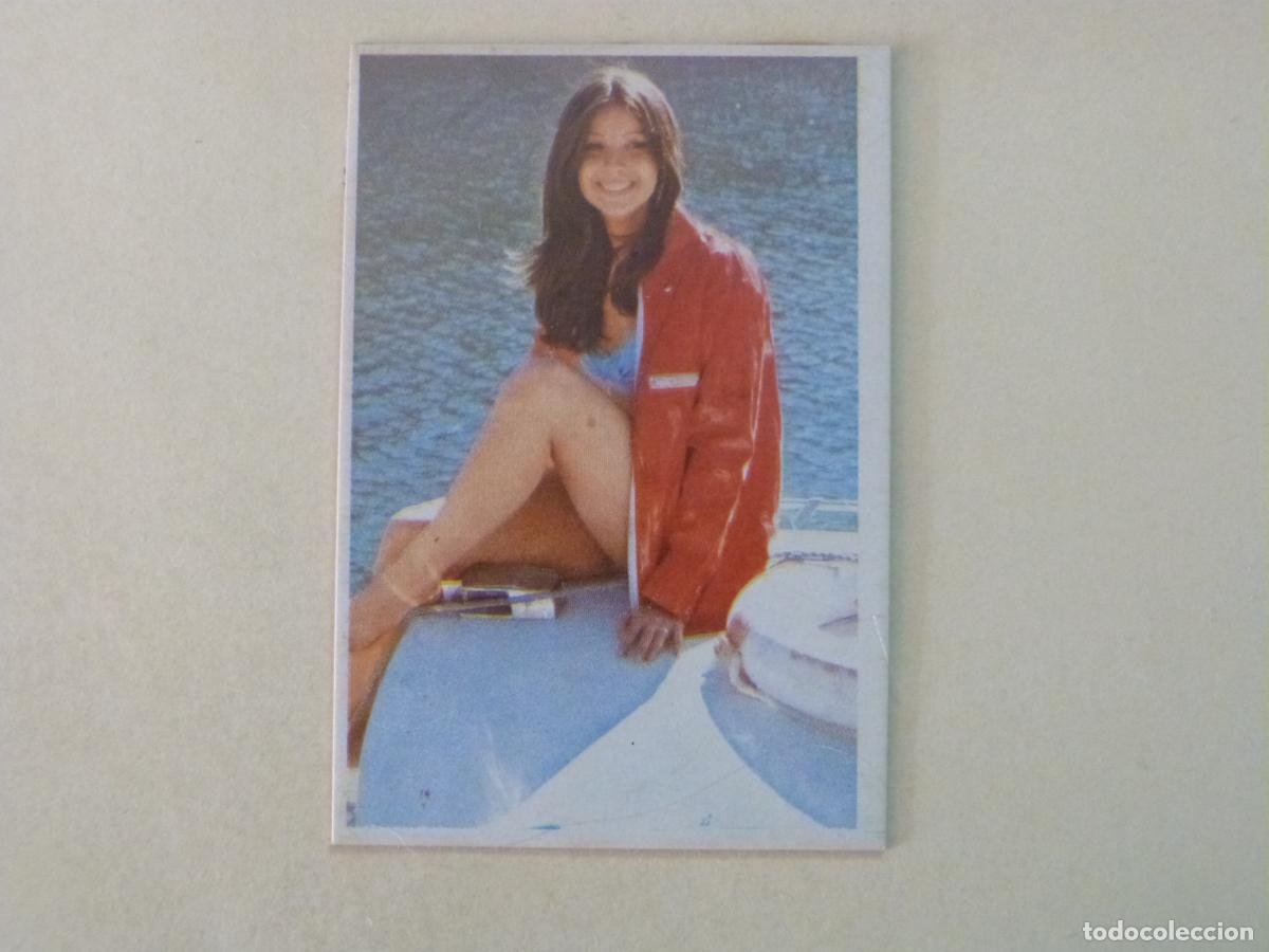 Coleccionismo cromos antiguos: CROMO DE AMPARO MU&Ntilde;OZ DESPEGADO N&ordm; 36 A&Ntilde;O 1975 ALBUM FIGURAS DE ESTE