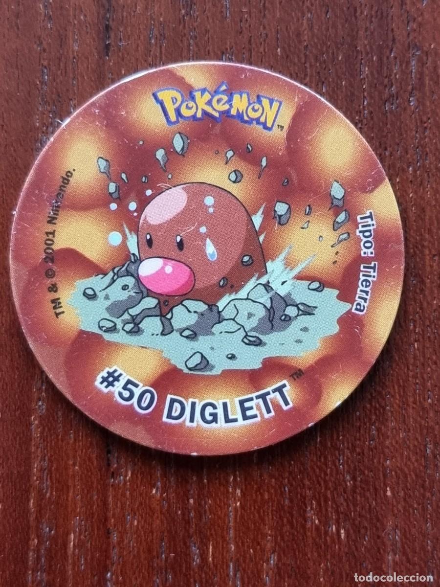 Coleccionismo cromos antiguos: Pokemon Tazo Attack #50 Diglett.Matutano - Foto 1