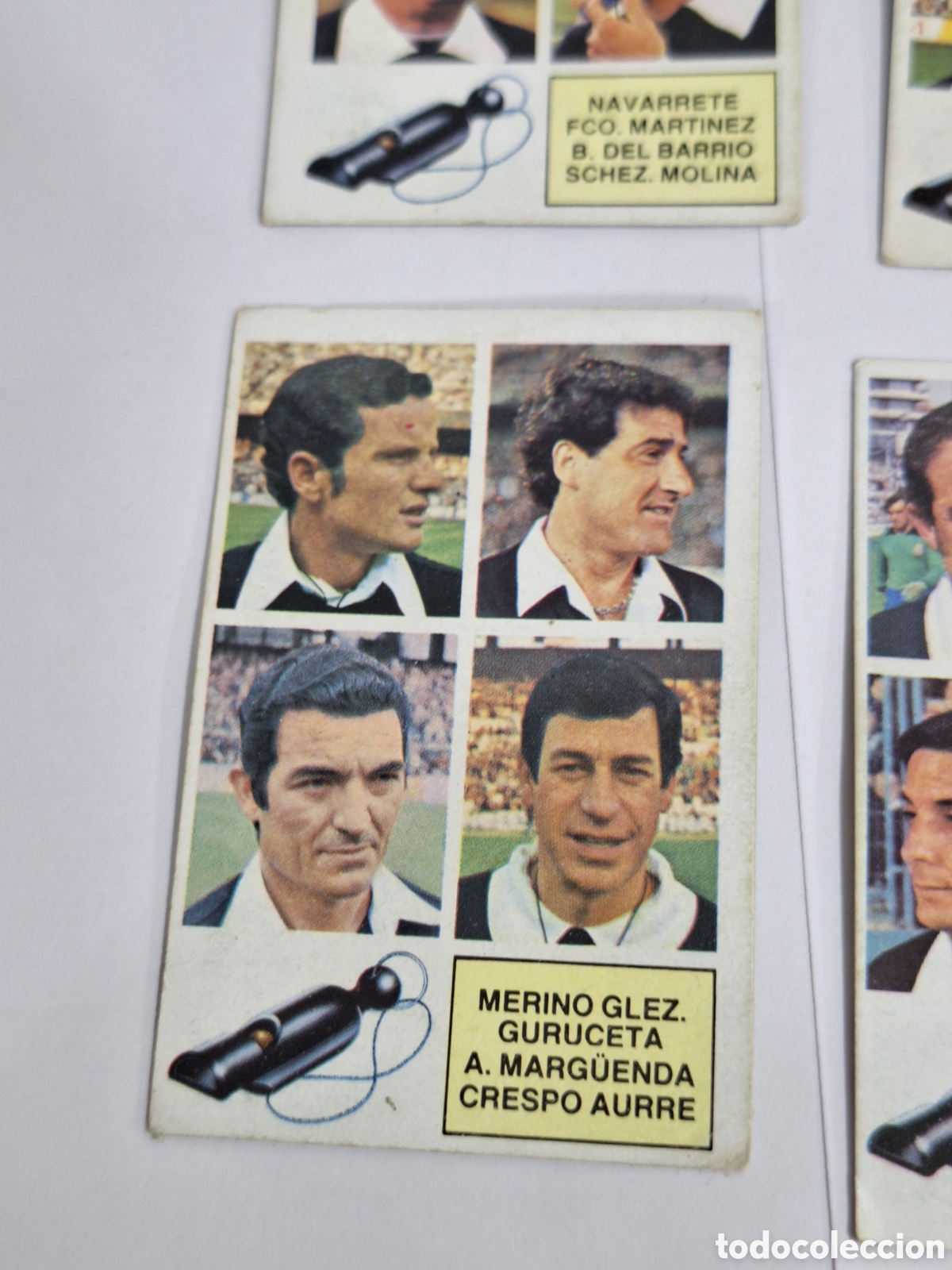 Coleccionismo cromos antiguos: &Aacute;rbitros liga 82 83 . Ediciones Este - Foto 4