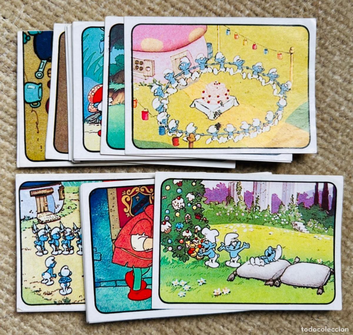 Coleccionismo Cromos antiguos: Lote de 29 cromos diferentes del &aacute;lbum Los Pitufos (The Smurfs) - Panini