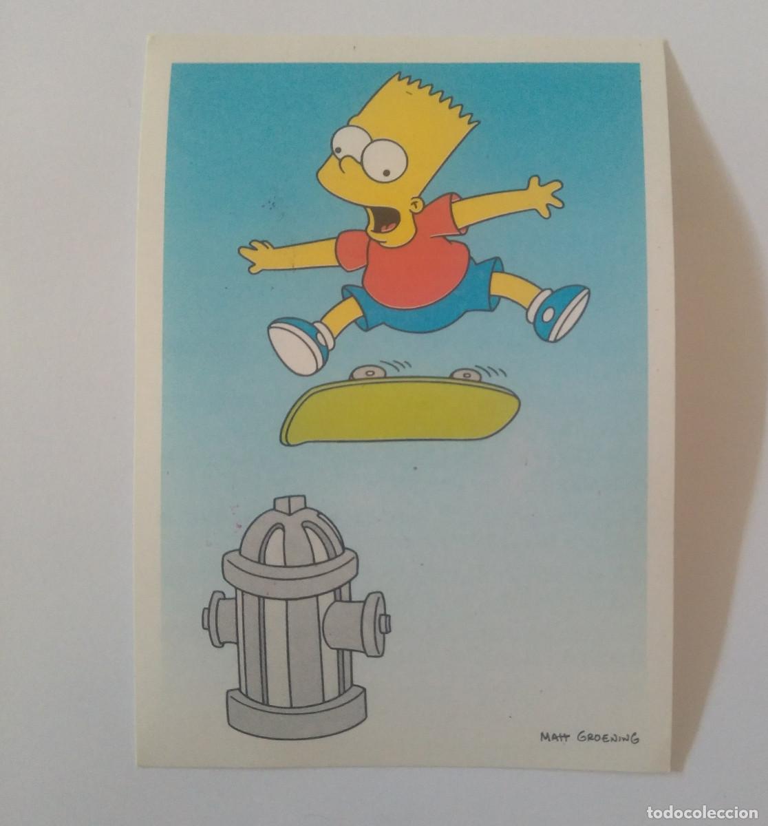 Coleccionismo cromos antiguos: simpsons springfield panini cromo sticker pegatina simpson bart 138 - Foto 1
