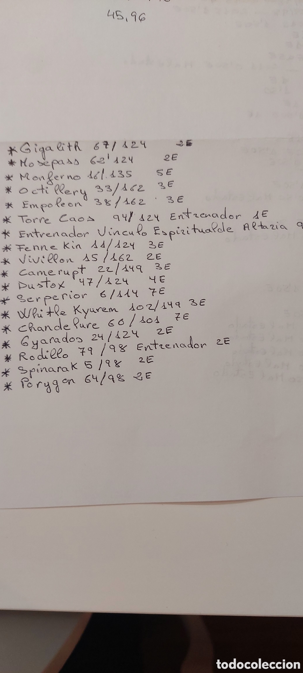 Coleccionismo cromos antiguos: Cartas Pokemon lote .... - Foto 7