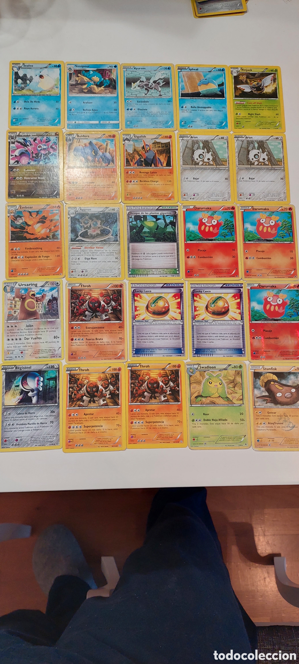 Coleccionismo cromos antiguos: Lote 25 cartas Pokemon - Foto 1