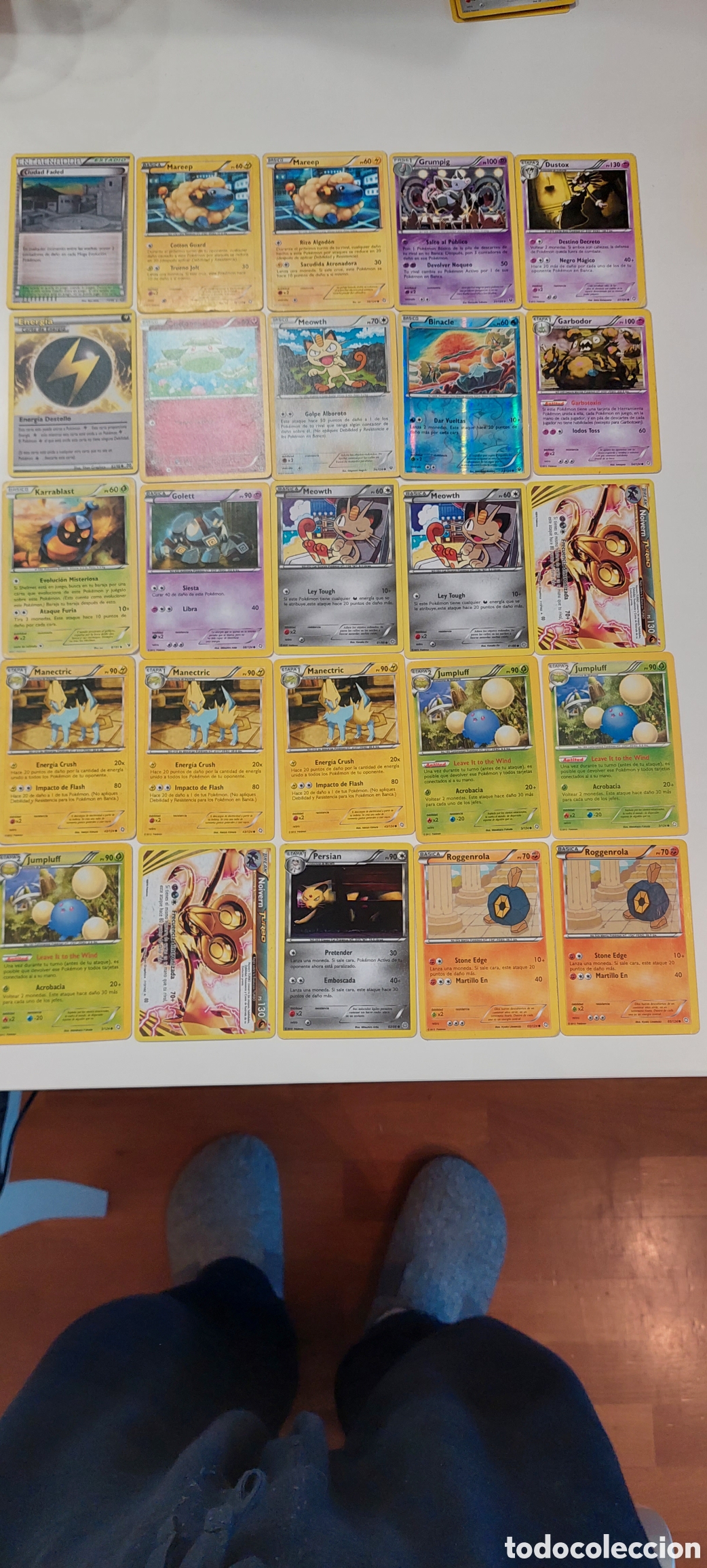 Coleccionismo cromos antiguos: Lote 25 cartas Pokemon - Foto 1