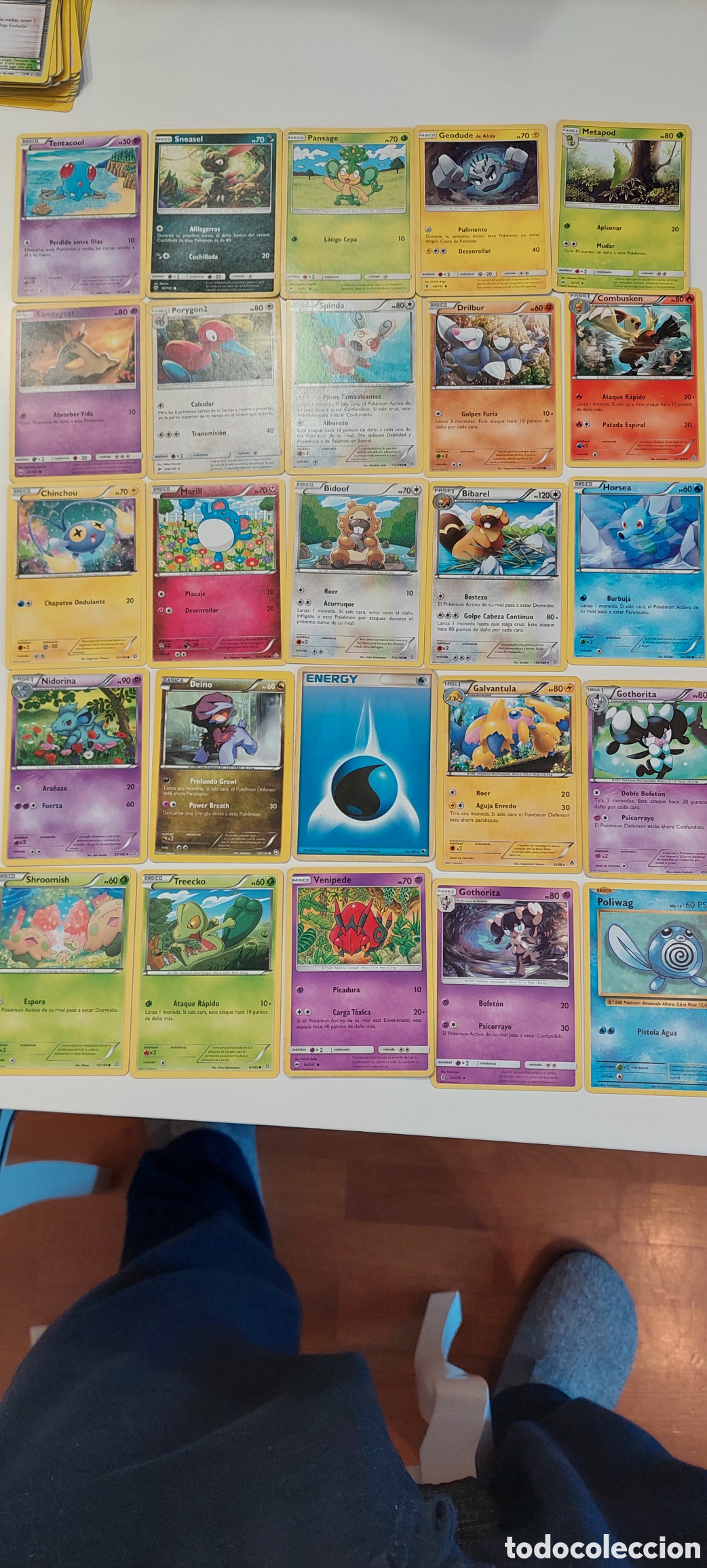 Coleccionismo cromos antiguos: Lote 25 cartas Pokemon - Foto 2