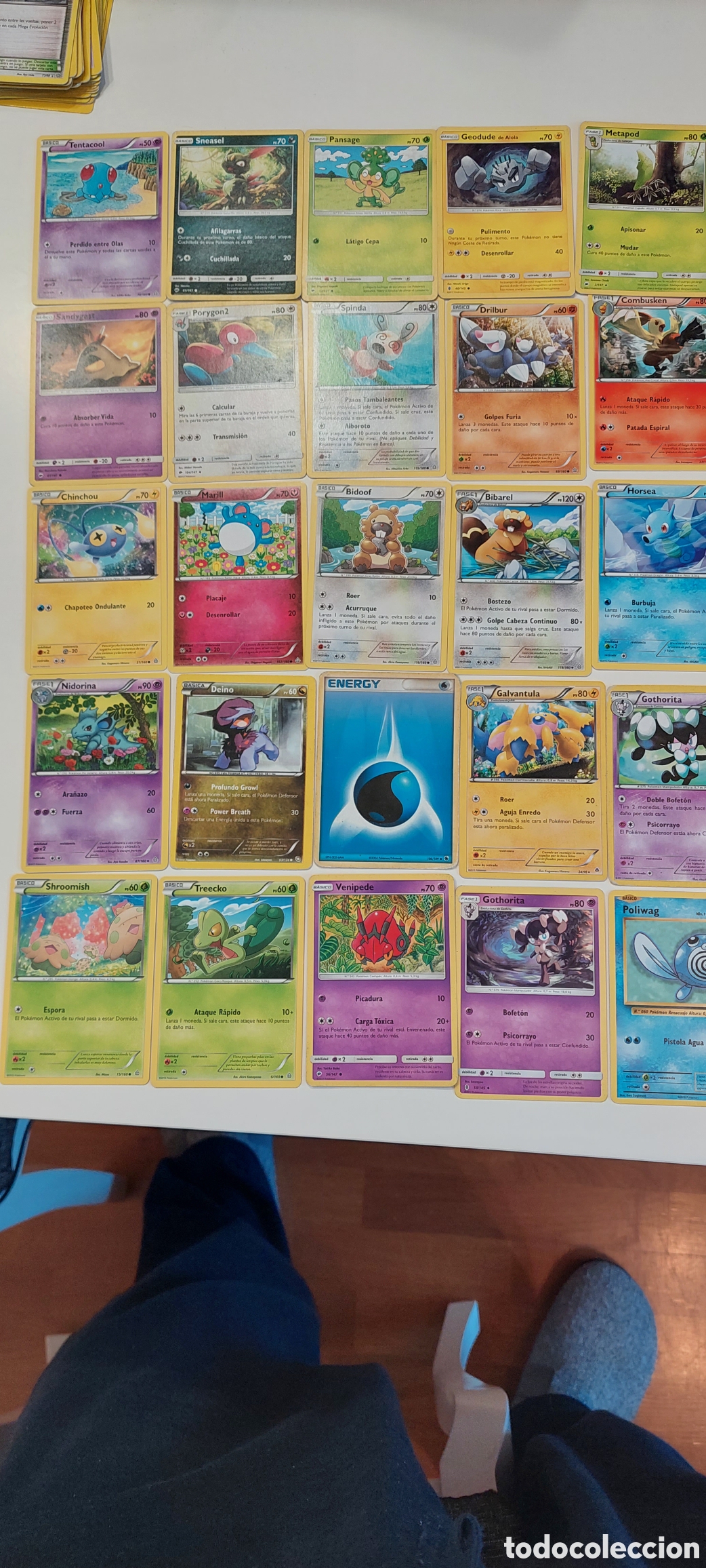 Coleccionismo cromos antiguos: Lote 25 cartas Pokemon - Foto 1