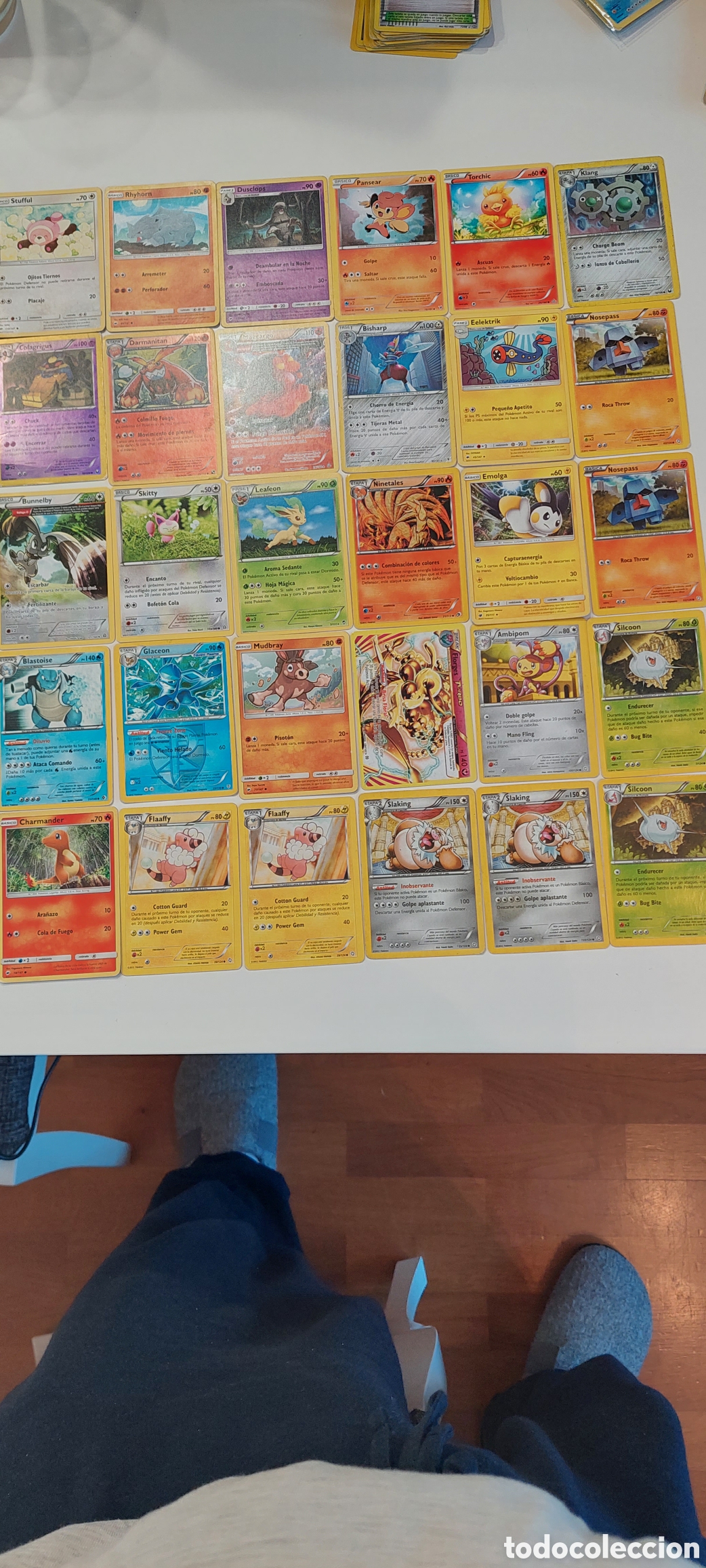 Coleccionismo cromos antiguos: Lote 30 cartas Pokemon - Foto 2