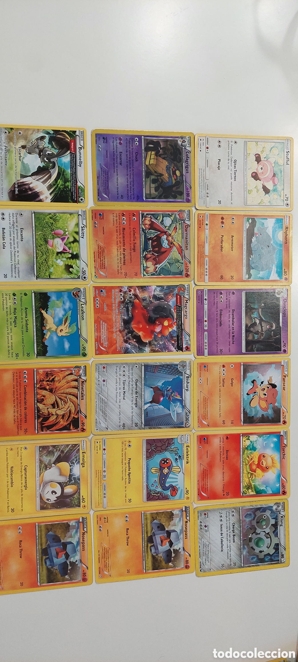 Coleccionismo cromos antiguos: Lote 30 cartas Pokemon - Foto 3
