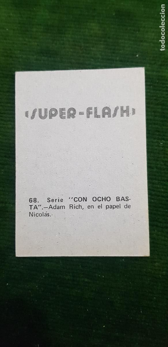 Coleccionismo cromos antiguos: SUPER -FLASH- N&ordm;68 CON OCHO BASTA - Foto 2