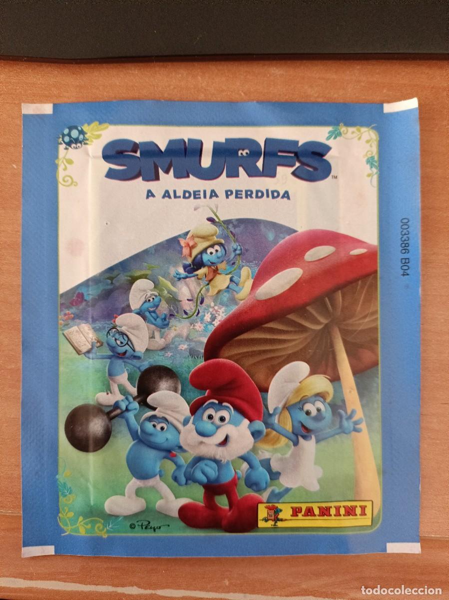 Coleccionismo cromos antiguos: sobre sin abrir, los pitufos - Foto 1