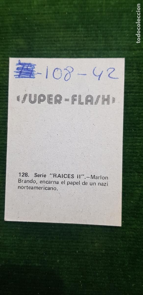 Coleccionismo cromos antiguos: SUPER -FLASH- N&ordm;126 RAICES II - Foto 2