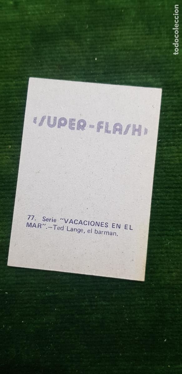 Coleccionismo cromos antiguos: SUPER -FLASH- N&ordm;77 VACACIONES EN EL MAR - Foto 2