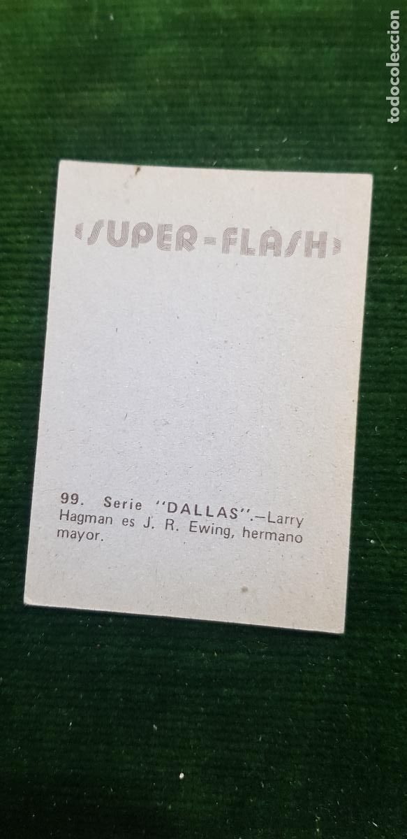 Coleccionismo cromos antiguos: SUPER -FLASH- N&ordm;99 DALLAS - Foto 2