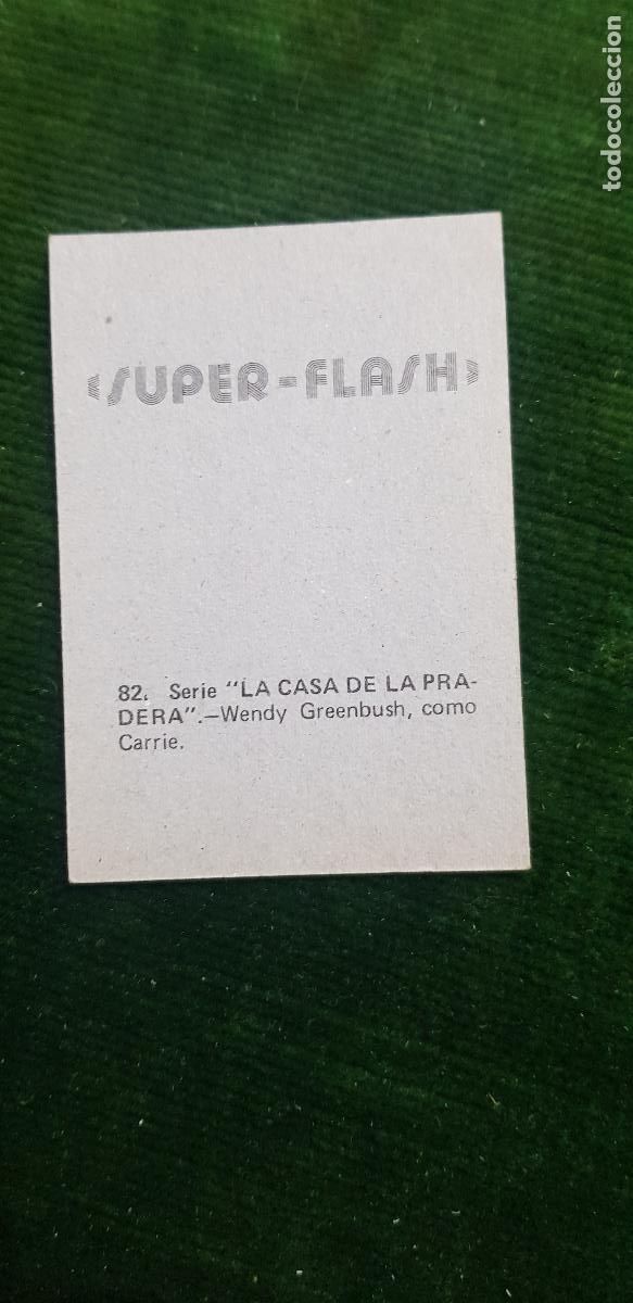 Coleccionismo cromos antiguos: SUPER -FLASH- N&ordm;82 LA CASA DE LA PRADERA - Foto 2