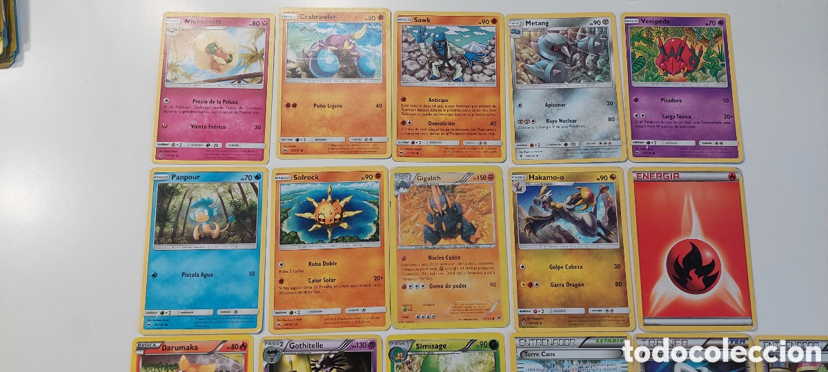 Coleccionismo cromos antiguos: Lote 33 cartas Pokemon. - Foto 2