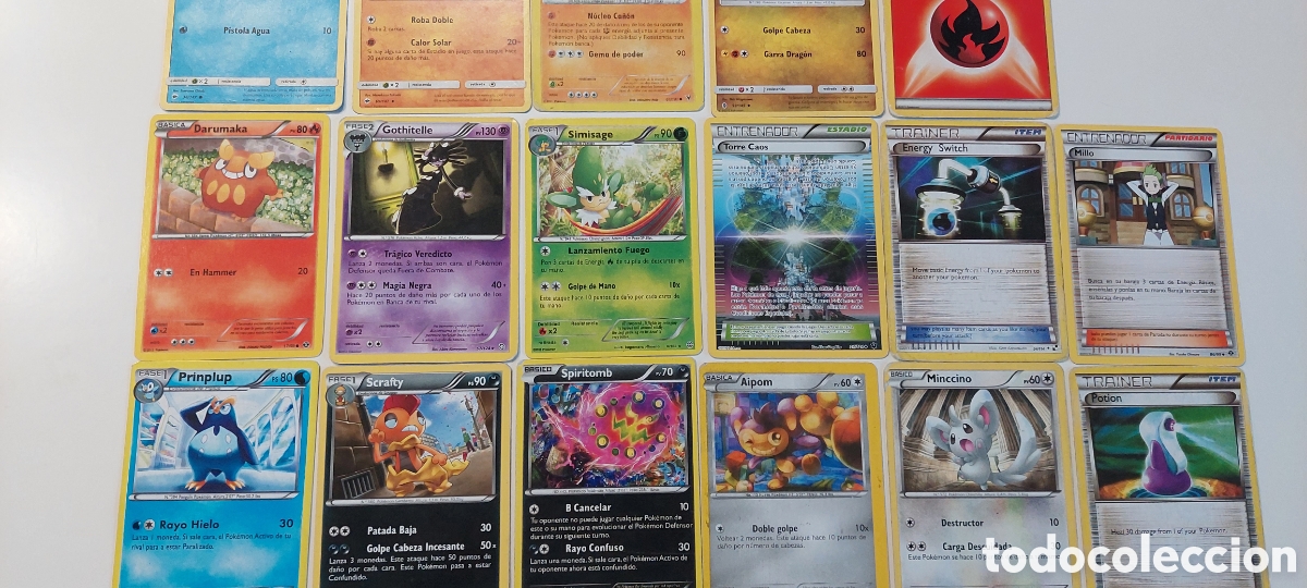 Coleccionismo cromos antiguos: Lote 33 cartas Pokemon. - Foto 3