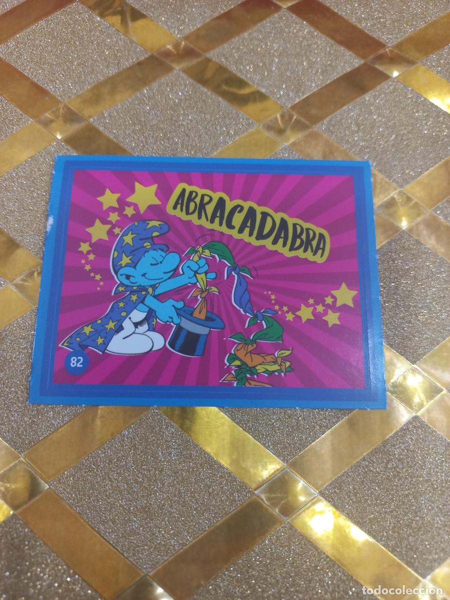 Coleccionismo Cromos antiguos: CROMO NUMERO 82 DE CUIDANDO EL PLANETA CON LOS PITUFOS ALCAMPO !