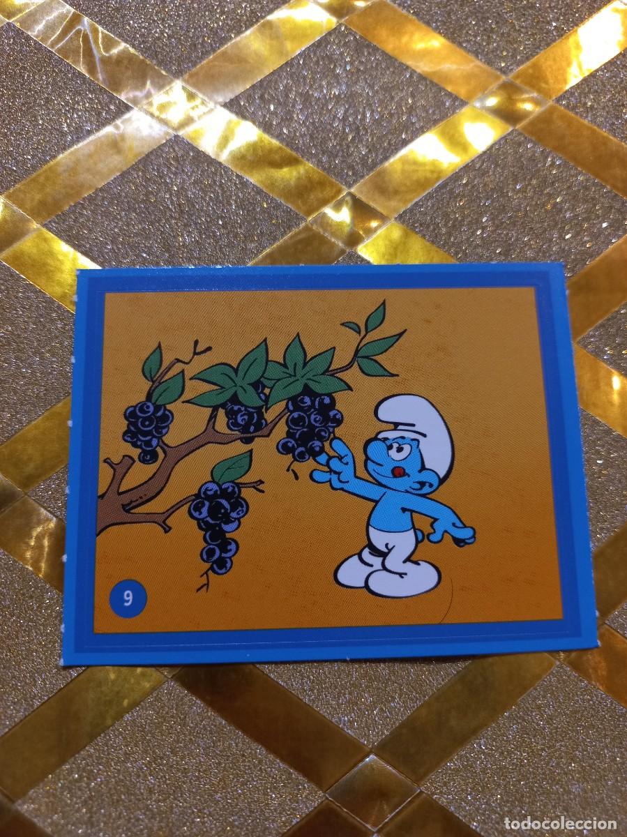 Coleccionismo Cromos antiguos: CROMO NUMERO 9 DE CUIDANDO EL PLANETA CON LOS PITUFOS ALCAMPO !