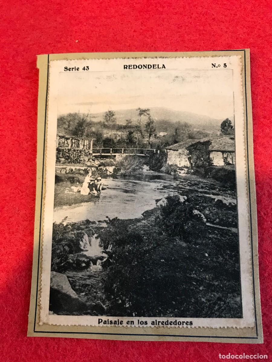 Collectable Antique Stickers: CROMO DE LAS BELLEZAS DE GALICIA. REDONDELA. SERIE 43. N&ordm; 5. MEDIDAS: 10,5 X 8CM
