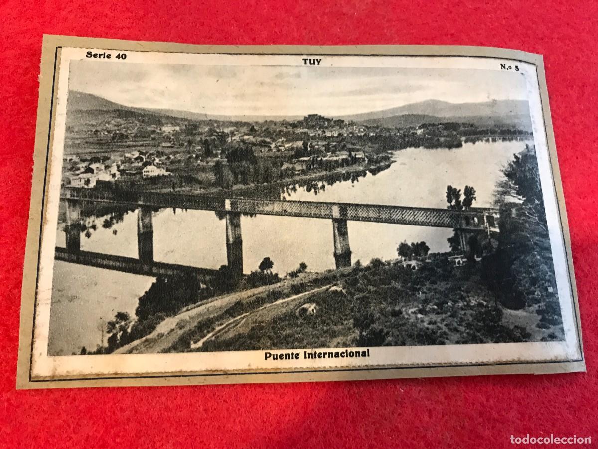 Coleccionismo cromos antiguos: CROMO DE LAS BELLEZAS DE GALICIA. TUY. SERIE 40. N&ordm; 5. MEDIDAS: 14 X 9 CM