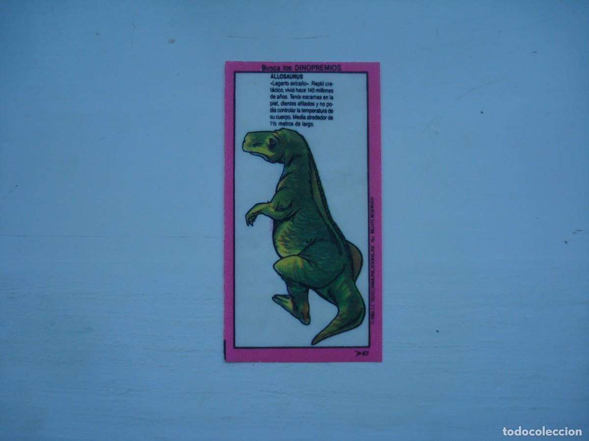 Coleccionismo cromos antiguos: DINOSAURIOS CROMOS CHICLES! WRAPPER KAUGUMMI BILDER BUBBLE GUM! - Foto 1