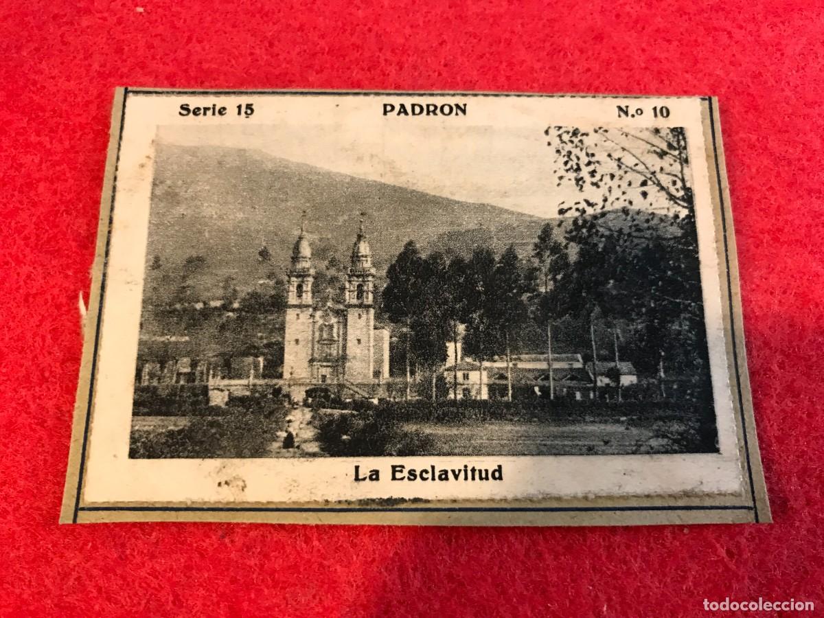 Coleccionismo cromos antiguos: CROMO DE LAS BELLEZAS DE GALICIA. PADR&Oacute;N. ESCLAVITUD. SERIE 15. N&ordm; 10. MEDIDAS: 8 X 5 CM